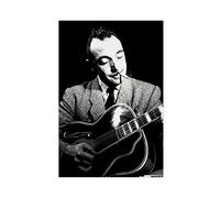 ZZXCHG Stampe Quadri 40x60cm Musicista jazz Django Reinhardt Poster musicale Soggiorno Camera da letto Pittura Opera d'arte Senza Cornice