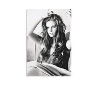 ZZXCHG Stampe Quadri 60x80 Claudia Cardinale Attrici Poster Tela Wall Art Immagini per Camera da Letto Wall Art Regali Decor Senza Cornice