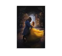 ZZXCHG Stampe Su Tela 50x70cm La Bella E La Bestia Film Vincent Cassel E Léa Seydoux 2 Soggiorno Poster Camera da letto Pittura Senza Cornice