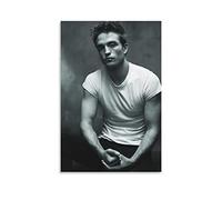 ZZXCHG Stampe Su Tela 50x70cm Robert Pattinson Poster Arredamento Casa Decorativo Soggiorno Camera da letto Senza Cornice