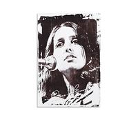 ZZXCHG Stampe su tela di pittura di opere d'arte 40x60cm Joan Baez Tela decorativa Wall Art Soggiorno Poster Camera da letto Senza Cornice