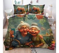 ZZXHG Copripiumino Singolo 135x200 Personaggi Colorati, Copripiumini In Microfibra con Cerniera, Set di Biancheria da Letto Singolo per Bambini con 1 Copripiumino e 2 Federe 50x80 cm