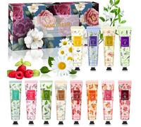 ZZXLOPEZ 12 Pezzi Mini Set di Crema per le Mani, Crema Mani Set, Crema Mani Regalo Natale, Nutriente e Riparare Mani Secche, Set Regalo Crema Mani per Compleanno, Natale, Anniversario e Festa