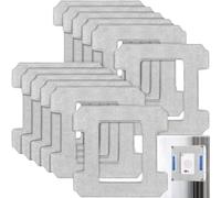 ZZXLOPEZ 12 Pezzi Ricambio Per Tamponi Di Pulizia per ECOVACS WINBOT W2 PRO/W2 PRO Omni/W2 Omni/W2/W1 Pro/W1, Pulizia Riutilizzabile, Robot per Pulizia Finestre, Efficace su Macchie e Polvere