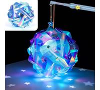 ZZXLOPEZ Lanterna LED per Bambini, Lanterna St Martin, Lanterne per Feste di Natale per Bambini, Lanterne Multicolore per Feste, Decorazioni Festa, Halloween, Natale, St Martin(Blu)