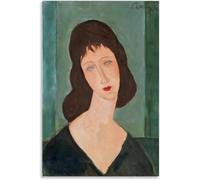 ZZYGGN GMGSW Amedeo Modigliani《Ritratto》Arte della parete su tela Amedeo Modigliani Poster e stampe Amedeo Modigliani Quadro per la decorazione della parete domestica 40x55cm senza cornice