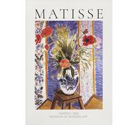 ZZYGGN GMGSW Henri Matisse Poster《Papaveri 1919》Tela di canapa Arte della parete Henri Matisse Stampe Henri Matisse Paintingg Tela per Home Decor Picture 50x75cm senza cornice