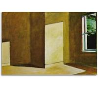 ZZYGGN GMGSW Il Sole In Una Stanza Vuota Di Edward Hopper Poster E Stampe Edward Hopper Arte Della Parete Paesaggio Pittura Su Tela Per La Decorazione Domestica 40x65cm Senza Cornice