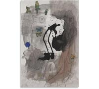 ZZYGGN GMGSW Joan Miro Poster Surrealismo《Metamorfosi》Arte della parete Astratto Joan Miro Stampe Pittura su tela estetica per Home Decor Picture 70x50cm senza cornice