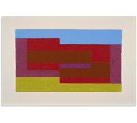 ZZYGGN GMGSW Josef Albers Poster Arte Murale Astratta Josef Albers Stampe Su Tela Pittura Geometria Josef Albers Immagine per la decorazione della parete domestica 60x80cm senza cornice
