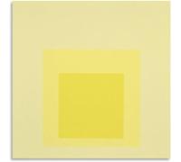ZZYGGN GMGSW Josef Albers《Quadrato sfumato》Poster Josef Albers Tela Arte della parete Josef Albers Stampe Geometria Pittura per Home Decor Picture 40x40cm senza cornice