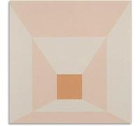 ZZYGGN GMGSW Josef Albers《Quadrato sfumato》Poster Josef Albers Tela Arte della parete Josef Albers Stampe Geometria Pittura per Home Decor Picture 40x40cm senza cornice