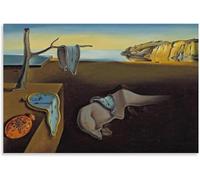 ZZYGGN GMGSW La persistenza della memoria di Salvador Dalí Poster e stampe Surrealismo Pittura su tela di Salvador Dalí Arte murale per decorazione 40x65cm senza cornice