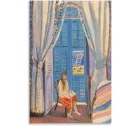 ZZYGGN GMGSW Le tende venezianedi Henri Matisse arte della parete Henri Matisse poster e stampe Henri Matisse pittura su tela per la decorazione domestica quadro 50x75cm senza cornice