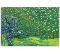 ZZYGGN GMGSW Poster di Gustav Klimt《Mela d'oro》Pittura Gustav Klimt Stampe su tela Arte della parete estetica per l'ufficio a casa Decorazione della parete Immagine 50x75cm senza cornice