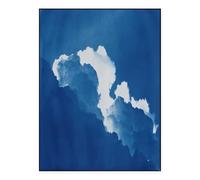 ZZYGGN GMGSW Yves Klein Nuvole Stampe su tela Poster cielo blu Arte della parete astratta Yves Klein pittura immagine moderna per la decorazione della parete del bagno 50x75cmx1 senza cornice