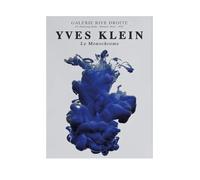 ZZYGGN GMGSW Yves Klein Stampe su tela Monocromatico Blu Poster Astratto Arte Della Parete Yves Klein Pittura Immagine Moderna Per Bagno Decorazione Della Parete 50x75cmx1 Senza Cornice