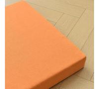 ZZYK Arancia,45x45x10cm,Tappetini di Divani Addensati Cuscino del Lino Cuscino per Lettura di Riempimento per Gap da Letto A Cuneo Cuscino da Comodino con Copertura Rimovibile