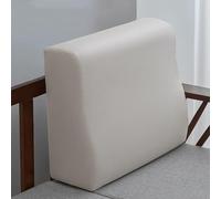 ZZYK Avorio,90x50x8cm,Tappetini Cuscino da Lettura A Cuneo Supporto Cuscinetto di Riempimento del Divario per Letti Tappetini in Schiuma Ad Alta Densità con Copertura Rimovibile