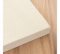 ZZYK Beige,50x50x15cm,Divano di Cuscino Cuscino Tappetini in Schiuma Ad Alta Densità Cuscinetti del Cuscino per Lettura Cuscino di Sgabello Divano con Copertura Crimovibile