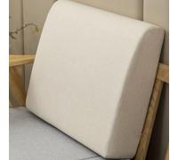 ZZYK Beige,70x45x12cm,Tasco di Supporto per La Lettura di Cuscini di Cuscino Morbido Cuscinetti Rimovibili con Cuscinetti A Cuneo Ad Alta Densità Adatto per Sedie di Divano Finestra