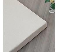 ZZYK Bianca,60x60x15cm,Cuscino del Riempitivo per Gap da Letto A Cuneo Cuscinetto da Lettura Cuscinetto Ad Alta Densità Cuscino per Cuscinetto in Sospensione con Copertura Rimovibile