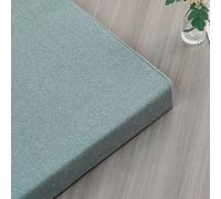 ZZYK Blu,50x50x15cm,Cuscino del Riempitivo per Gap da Letto A Cuneo Cuscinetto da Lettura Cuscinetto Ad Alta Densità Cuscino per Cuscinetto in Sospensione con Copertura Rimovibile