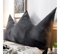 ZZYK Cuscino Da Lettura Con Zeppa, Cuscino Per Testiera Del Poggialetto A Forma Di Corona Cuscino Per Cuscino Per Letto A Castello Letto Matrimoniale Completo,D,35.4"/90cm