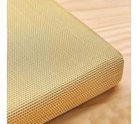 ZZYK Giallo,50x50x12cm,Lettura del Cuscino Testiera Ergonomico Supporto Cuscino di Riempimento del Letto Arretrato Tappeti di Alta Densità di Divano con Copertura Rimovibile