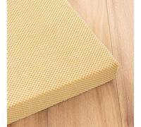 ZZYK Giallo,60x60x12cm,Divano di Cuscino Cuscino Tappetini in Schiuma Ad Alta Densità Cuscinetti del Cuscino per Lettura Cuscino di Sgabello Divano con Copertura Crimovibile