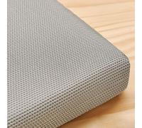 ZZYK Grigio,50x50x12cm,Lettura del Cuscino Testiera Ergonomico Supporto Cuscino di Riempimento del Letto Arretrato Tappeti di Alta Densità di Divano con Copertura Rimovibile
