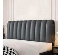 ZZYK Grigio,59inch/Queen,Testiera Letto Imbottito di Grandi Dimensioni Schienalecuscino Testiera,Tabellone A Parete Rettangolo Cuscino di Supporto Lombare Rimovibile