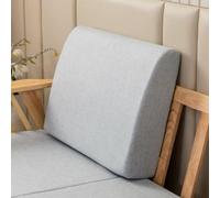 ZZYK Grigio,65x45x15cm,Tasco di Supporto per La Lettura di Cuscini di Cuscino Morbido Cuscinetti Rimovibili con Cuscinetti A Cuneo Ad Alta Densità Adatto per Sedie di Divano Finestra