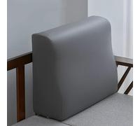 ZZYK Grigio,90x45x20cm,Tappetini Cuscino da Lettura A Cuneo Supporto Cuscinetto di Riempimento del Divario per Letti Tappetini in Schiuma Ad Alta Densità con Copertura Rimovibile