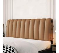 ZZYK Marrone,160cm/63inch,Testiera Letto Imbottito di Grandi Dimensioni Schienalecuscino Testiera,Tabellone A Parete Rettangolo Cuscino di Supporto Lombare Rimovibile