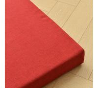 ZZYK Rosso,50x50x20cm,Tappetini di Divani Addensati Cuscino del Lino Cuscino per Lettura di Riempimento per Gap da Letto A Cuneo Cuscino da Comodino con Copertura Rimovibile