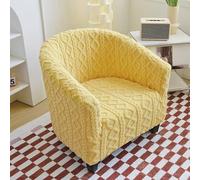 ZZYK Sedia Bracciolo Slipcovers Singolo Divano Coperture per Il Soggiorno Poltrona Morbida Slipcover Anti-Scivolo Cane Protettore di Mobili Amichevole,Giallo