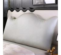 ZZYK Sliver,47inch/Full,Cuscino di Supporto per Letto Schienale Grande A Cuneo Cuscino per Il Riposo del Letto A Castello nel Cuscino per Testiera con Fodera Sfoderabile