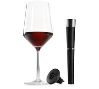 zzysh Conserva Vino e Tappo Vino by Tappo Chiudi Bottiglie Vino con Gas Argon - Il Modo più Efficace per Mantenere Il Vino Fresco più a Lungo