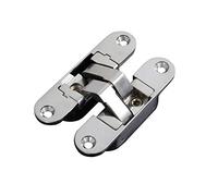ZZYUBB in Lega di Zinco Cerniere Nascoste Multi Size Cerniere Hardware Invisibile A Scomparsa Pieghevole Cerniera con Vite for Mobili (Color : 110x30mm Right Open)