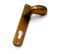ZZZ - COPPIA POMOLO 2008 PLACCA YALE GIREVOLE BRONZO - Ferrero