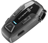 INTERPHONE U-COM 7R Singolo, Interfono moto di gruppo per 4 utenti e fino a 1km, Interfono casco Bluetooth 5.1 per GPS e chiamate, Rimovibile e per tutti i caschi, autonomia 15h e impermeabile IP67