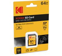 Kodak Scheda di memoria SDXC EKMSD64GXC10HPRK 64 GB UHS-I U3 V30 Classe 10 95 MB/s nero