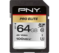 ZZZ - PNY Pro Elite SDXC card 64GB Class 10 UHS-I U3 100MB/s 4K