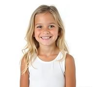 ZZZ ZZZ PETITE ABEILLE Set da 3 Maglietta o Canottiera Bambina Cotone 100% da 3 a 14 Anni, T-Shirt bambima Bianche Maniche Corte, Canotte Ragazza Bianca, Canottiera Intima, Maglietta Intima (Raso,14)