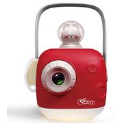 ZZZMOON Proiettore di storie per bambini dai 3 ai 5 anni, cubo giocattolo per bambini di 2 3 4 anni, regali di compleanno, scatola portatile per bambini con luce notturna, rosso