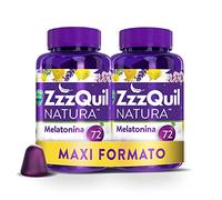Zzzquil Natura Integratore Per Il Sonno, Con Melatonina Per Dormire Ed Estratti Di Lavanda, Valeriana E Camomilla. Maxi Formato 2X72 Pastiglie Gommose