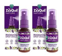 ZzzQuil Natura Melatonina Spray Set da 2 2x30 ml Spray
